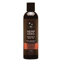 Earthly Body Hemp Seed Massage & Body Oil-Isle of You 8oz